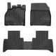 CAR RUBBER FLOOR MATS BLACK RENAULT SCENIC III (2009-2016) NO.77 FROGUM