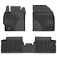 CAR RUBBER FLOOR MATS BLACK TOYOTA COROLLA (2007-2013) NO.77 FROGUM