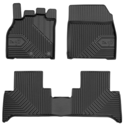 CAR RUBBER FLOOR MATS BLACK RENAULT GRAND SCENIC III (2009-2016) NO.77 FROGUM