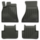 CAR RUBBER FLOOR MATS BLACK AUDI A4 (2008-2015) NO.77 FROGUM