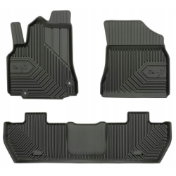 CAR RUBBER FLOOR MATS BLACK CITROEN BERLINGO II (2008-2018) NO.77 FROGUM
