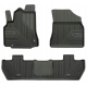 CAR RUBBER FLOOR MATS BLACK CITROEN BERLINGO II (2008-2018) NO.77 FROGUM