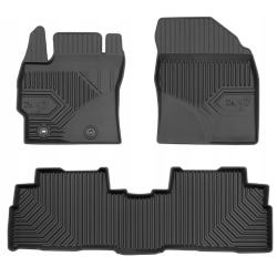 CAR RUBBER FLOOR MATS BLACK TOYOTA VERSO (2009-2018) NO.77 FROGUM