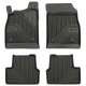  CAR RUBBER FLOOR MATS BLACK OPEL ASTRA J (2009-2015) NO.77 FROGUM