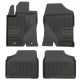 CAR RUBBER FLOOR MATS BLACK TOYOTA AVENSIS II (2003-2009) NO.77 FROGUM