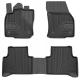 CAR RUBBER FLOOR MATS BLACK VOLKSWAGEN TOURAN (2015-...) NO.77 FROGUM