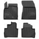  CAR RUBBER FLOOR MATS BLACK NISSAN QASHQAI III (2021-...) NO.77 FROGUM
