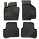 CAR RUBBER FLOOR MATS BLACK VOLKSWAGEN PASSAT CC (2008-2016) NO.77 FROGUM
