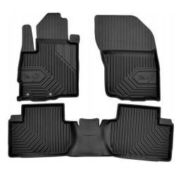 CAR RUBBER FLOOR MATS BLACK PEUGEOT 3008 (2009-2016) NO.77 FROGUM