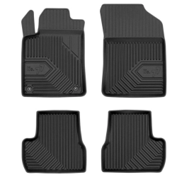 CAR RUBBER FLOOR MATS BLACK CITROEN C3 II (2009-2016) NO.77 FROGUM