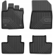 CAR RUBBER FLOOR MATS BLACK RENAULT CAPTUR II (2019-...) NO.77 FROGUM