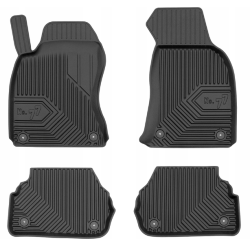 CAR RUBBER FLOOR MATS BLACK AUDI A6 C5 (2000-2005) NO.77 FROGUM
