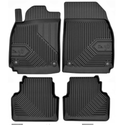 CAR RUBBER FLOOR MATS BLACK SAAB 9-3 II (2002-2015) NO.77 FROGUM