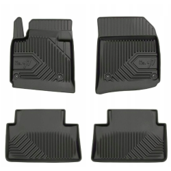 CAR RUBBER FLOOR MATS BLACK CITROEN C5 (2008-2017) NO.77 FROGUM