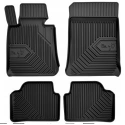 CAR RUBBER FLOOR MATS BLACK BMW 3 E90/E91 (2005-2012) NO.77 FROGUM