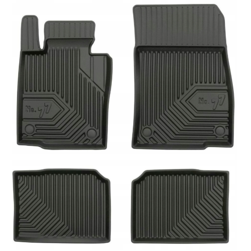 CAR RUBBER FLOOR MATS BLACK MINI COUNTRYMAN I (2010-2016) NO.77 FROGUM
