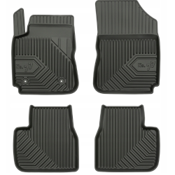 CAR RUBBER FLOOR MATS BLACK CITROEN C4 CACTUS (2014-...) NO.77 FROGUM
