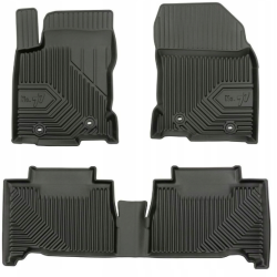 CAR RUBBER FLOOR MATS BLACK LEXUS NX (2014-...) NO.77 FROGUM