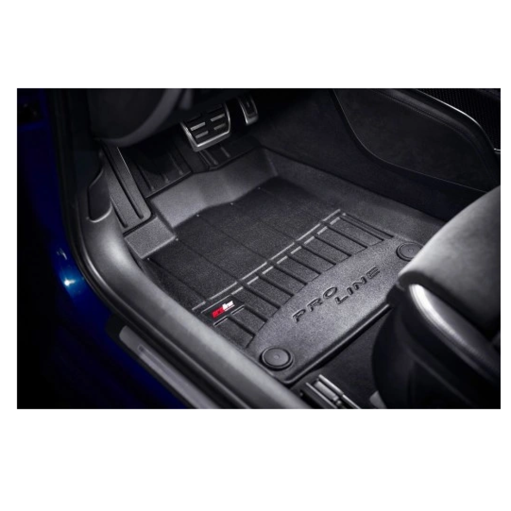 CAR RUBBER FLOOR MATS BLACK BMW 1 Serie E87 (2004-2011)  3D FROGUM