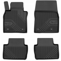 CAR RUBBER FLOOR MATS BLACK  MAZDA CX-30 (2019-...) NO.77 FROGUM