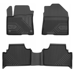 CAR RUBBER FLOOR MATS BLACK HYUNDAI KONA ELECTRIC (2018-...) NO.77 FROGUM