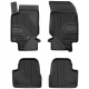 CAR RUBBER FLOOR MATS BLACK PEUGEOT 208 II (2019-...) NO.77 FROGUM