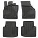 CAR RUBBER FLOOR MATS BLACK SKODA SUPERB III (2015-...) NO.77 FROGUM