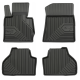 CAR RUBBER FLOOR MATS BLACK BMW X3 F25 (2010-2017) NO.77 FROGUM