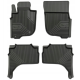CAR RUBBER FLOOR MATS BLACK MITSUBISHI L200 (2015-...) NO.77 FROGUM