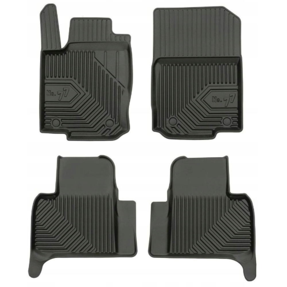 CAR RUBBER FLOOR MATS BLACK MB ML-CLASS W166 (2011-2015) NO.77 FROGUM