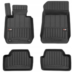 CAR RUBBER FLOOR MATS BLACK BMW 1 Serie E87 (2004-2011)  3D FROGUM