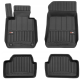 CAR RUBBER FLOOR MATS BLACK BMW 1 Serie E87 (2004-2011)  3D FROGUM