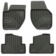 CAR RUBBER FLOOR MATS BLACK VOLVO V40 (2012-2019) NO.77 FROGUM
