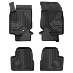 CAR RUBBER FLOOR MATS BLACK OPEL CORSA F (2019-...) NO.77 FROGUM