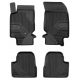 CAR RUBBER FLOOR MATS BLACK OPEL CORSA F (2019-...) NO.77 FROGUM