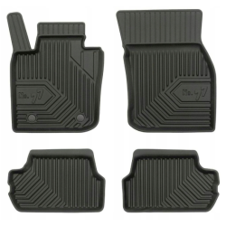 CAR RUBBER FLOOR MATS BLACK MINI COOPER S III (3d.)(2014-...) NO.77 FROGUM