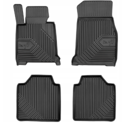 CAR RUBBER FLOOR MATS BLACK BMW 3 F34 GT (2013-2020) NO.77 FROGUM
