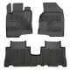 CAR RUBBER FLOOR MATS BLACK CHEVROLET CAPTIVA (2006-2018) NO.77 FROGUM