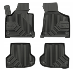 CAR RUBBER FLOOR MATS BLACK AUDI A3 II (2003-2013) NO.77 FROGUM