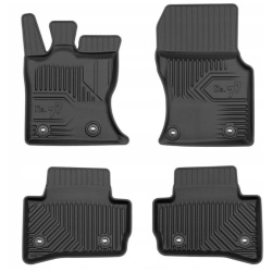 CAR RUBBER FLOOR MATS BLACK JAGUAR F-PACE (2016-...) NO.77 FROGUM