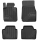 CAR RUBBER FLOOR MATS BLACK BMW 3 F30/F31 (2012-2018) NO.77 FROGUM