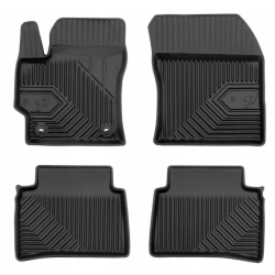 CAR RUBBER FLOOR MATS BLACK TOYOTA COROLLA Sedan/SW (2019-...) NO.77 FROGUM