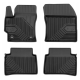 CAR RUBBER FLOOR MATS BLACK TOYOTA COROLLA Sedan/SW (2019-...) NO.77 FROGUM