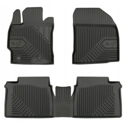 ALFOMBRILLAS DE GOMA PARA COCHE TOYOTA COROLLA XI (2013-2019) NEGRAS N.º 77 FROGUM