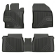CAR RUBBER FLOOR MATS BLACK TOYOTA COROLLA XI (2013-2019) NO.77 FROGUM