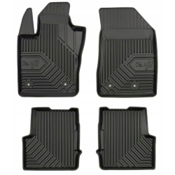 CAR RUBBER FLOOR MATS BLACK JEEP RENEGADE (2014-...) NO.77 FROGUM