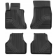 CAR RUBBER FLOOR MATS BLACK BMW 7 E65 (2001-2008) NO.77 FROGUM