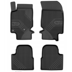 CAR RUBBER FLOOR MATS BLACK PEUGEOT 2008 II (2019-...) NO.77 FROGUM