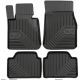 CAR RUBBER FLOOR MATS BLACK BMW 1 E81/E87  (2004-2011) NO.77 FROGUM