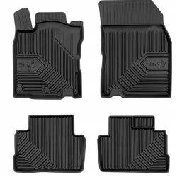 CAR RUBBER FLOOR MATS BLACK NISSAN QASHQAI II (2013-2021) NO.77 FROGUM